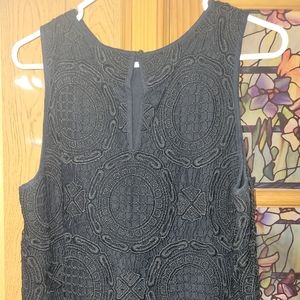 Black lace top black banana republic good condition sz medium different occasion